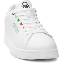 Benetton BNI-10063 Erkek Klasik Sneaker Beyaz