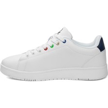 Benetton BNI-10063 Erkek Klasik Sneaker Beyaz