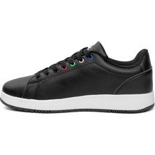 Benetton BNI-10063 Erkek Klasik Sneaker Siyah - Beyaz