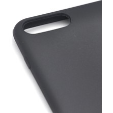 NOVKA Phone Accessories  iPhone 7 Plus / 8 Plus Uyumlu Düz Renk Esnek Yumuşak Silikon Kılıf  Rubber Siyah