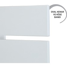 Pasific Home Huga Çift Kişilik Beyaz Yatak Başlığı 160lk / 160 cm Baza Başlık