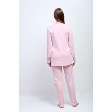 Effortt Pembe Hamile Lohusa Pijama Takımı
