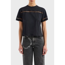 Emporio Armani Pamuklu Regular Fit Bisiklet Yaka T Shirt Kadın T Shirt 3D2T7J 2jıdz 0927