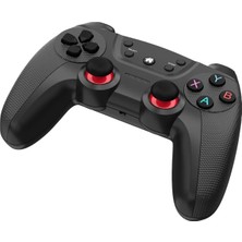 Coverzone 2.4G Kablosuz Gamepad PC Uyumlu Pilli Joystick Wireless Oyun Kolu Kişiselleştirilmiş Düğme, Hassas Trigger Kaymaz Tasarım G2.4G