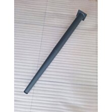 Demontepark 4 Adet-73,5cm Metal Konik Ayak-Masa Ayağı-Antrasit Renk(Çap:5,1cm)