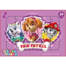 Epic Mouse Paw Patrol Eğitici Puzzle - Başlangıç Seviyesi - 24 Parça Frame Puzzle/yapboz