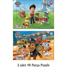 Epic Mouse Paw Patrol Eğitici Puzzle Seti- Yeni Başlayacaklara - 2 x 48 Parça Frame Puzzle/yapboz