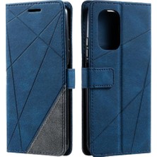 Manyi Mall Xiaomi Redmi Için Kılıf K40/K40 Pro Darbeye Kart Tutucu Kickstand Pu Flip (Yurt Dışından)