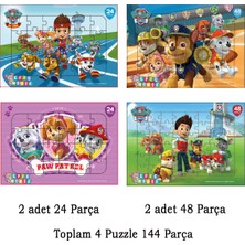 Epic Mouse Paw Patrol Eğitici 4lu Puzzle Seti- Yeni Başlayacaklara - 144 Parça Frame Puzzle/yapboz