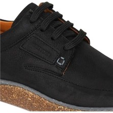 Greyder 62614 Erkek Siyah  Deri Comfort Ayakkabı