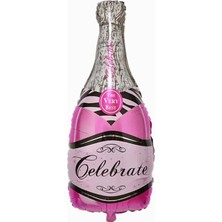Organizasyon Pazarı Pembe Şişe Folyo Balon 100 cm