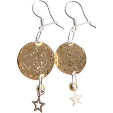 İz Jewel Dolunay Yıldız Küpe
