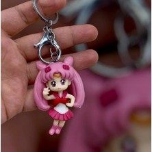 Meyra Accessories 1 Adet Sevimli Anime Hatsune Mini Figürlü Çanta Aksesuarı Anahtarlık 3D Kaliteli Hatsune Anahtarlık