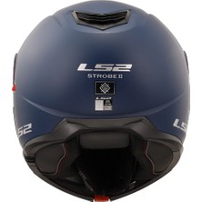 Ls2 Strobe 2 Çene Açılır Kask Mat Navy Mavi