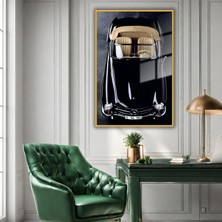 Metal Çerçeveli Temperli Cam Tablo Ön Açı Mercedes S 190 Sl