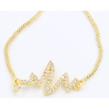 Chantaky 031 600 Taşlı Asansör Bileklik Altın Ritim Tek Ebat