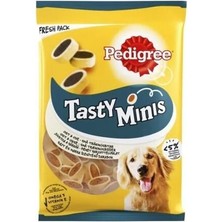 Pedigree Tasty Minis Sığır Etli ve Peynirli Köpek Ödül Maması 140 gr Sağlıklı ve Lezzetli Atıştırmalık