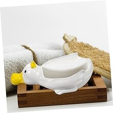 Fırtına Ördek Desenli Kendinden Boşaltmalı Su Tutmaz Katı Sabunluk