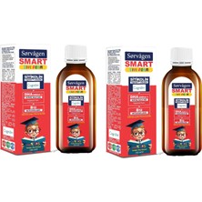 Sorvagen Smart Kids Sıvı Form - Sitikolin Dha Omega 3 Norveç Balık Yağı ve B12 - 150 ml 2 Adet