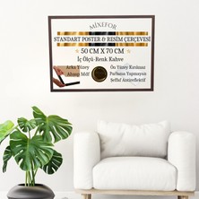 mixefor 50CM X70CM Ölçü Boş Çerçeve -Poster Fotoğraf Resim Çerçevesi Ön Yüzey Antireflektif