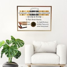 mixefor 50CM X70CM Ölçü Boş Çerçeve -Poster Fotoğraf Resim Çerçevesi Ön Yüzey Antireflektif