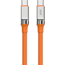 Samsung Galaxy Note 10 Şarj Kablosu Type C 3.4A Hızlı Şarj - SC66T-TURUNCU