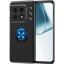One Plus 10 Pro Kılıf Ravel Yüzüklü Standlı Silikon Kapak