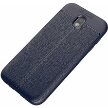 Samsung Galaxy J5 Pro J530 Kılıf Deri Görünümlü Silikon Zipax-Zr-Niss