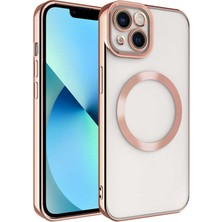 Apple iPhone 13 Kılıf Magsafe Wireless Şarj Özellikli Setro Silikon Kapak