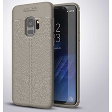 Samsung Galaxy S9 Kılıf Deri Görünümlü Silikon Zipax-Zr-Niss