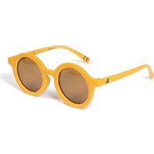 Petityu Circle 3-8 Yaş Cool 400 Uv Koruma Sarı Çocuk Güneş Gözlüğü