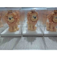 Opulent Accessories Aslan Mum 15ADET,DOĞUM Günü Hediyesi, Bebek Mevludu, Sünnet Hatırası, Babyshower,diş Partisi,yenidoğan Hediyelik Mum