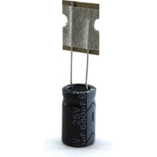 Jackcon 680 Mf 25 V Elektrolit Kondansatör