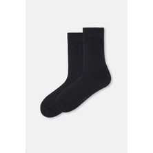 Dagi Siyah Erkek Pamuklu Uzun Konç Çorap