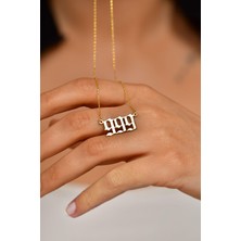 Erdobia Gold 999 Melek Sayısı Gümüş Kolye