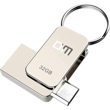 Blueleskyy Anahtarlık Döner Taşıma ile 32GB Dm PD020 USB Flash Sürücü U Disk (Yurt Dışından)