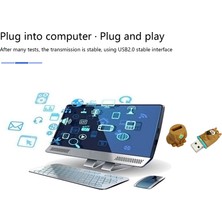 Blueleskyy Dizüstü Bilgisayar Için 4g Karikatür Köpek Memory Stick Usb2.0 Kalem Sürücü USB Stick (Yurt Dışından)