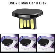 Blueleskyy Mini Kısa Araba U Disk Pendrive USB Flash Sürücü Memory Stick 16GB (Yurt Dışından)