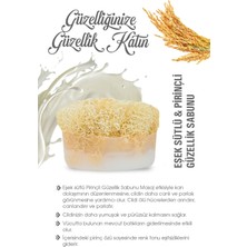 Rise And Shine Eşek Sütlü Pirinçli Güzellik Sabunu - 130 Gr