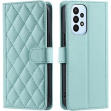 Manyi Market Samsung Galaxy A73 5g Kafes Manyetik Flip Folio Cüzdan Için Telefon Kılıfı (Yurt Dışından)
