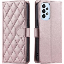 Manyi Market Samsung Galaxy A73 5g Kafes Manyetik Flip Folio Cüzdan Için Telefon Kılıfı (Yurt Dışından)