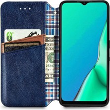 BDT Boutique Oppo A9 2020 Flip Kapak Kılıf Için Kılıf Cüzdan Fonksiyonu Moda (Yurt Dışından)