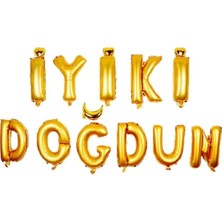 Organizasyon Pazarı İyi Ki Doğdun Gold Folyo Balon 30 Cm