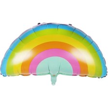 Organizasyon Pazarı Gökkuşağı Makaron Renkli Folyo Balon 70 Cm