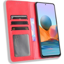 BDT Boutique Xiaomi Redmi Not 10 Pro Manyetik Kapatma Cüzdan Pu Deri (Yurt Dışından)