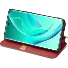 BDT Boutique Huawei Onur 60 Pro Flip Kapak Için Kılıf Zarif Iş Deri Kılıf (Yurt Dışından)