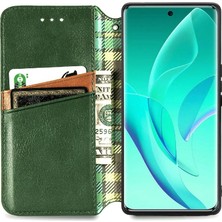 BDT Boutique Huawei Onur 60 Pro Flip Kapak Için Kılıf Zarif Iş Deri Kılıf (Yurt Dışından)