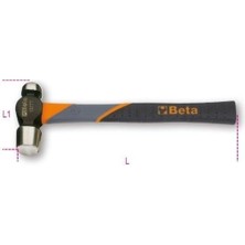 Beta 1377T Fiber Saplı Bombe Başlı Çekiç 570 Gr.