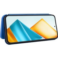 Xshine Honor 90 Gt 5g Deri Flip Kılıf Karbon Fiber Doku Telefon Kapağı (Yurt Dışından)