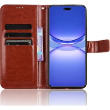 Xshine Huawei Nova 12 5g Manyetik Toka Deri Cüzdan Desteği Stand Anti-Fall Kapak (Yurt Dışından)